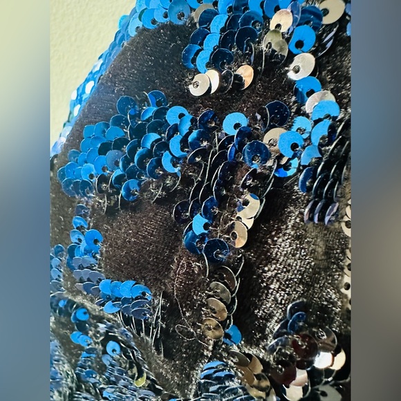 Zara | Velvet & Sequin Camisole - Picture 9 of 12